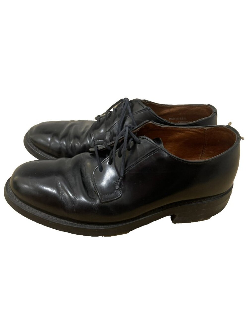 Hitchcock Black Leather Oxford Lace Up Shoes Mens Size 7.5